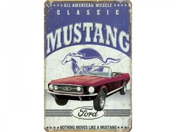 Blechschild Ford Mustang Classic 300/487