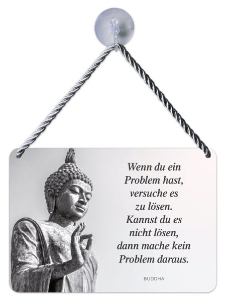 Kult-Hänger Blechschild - Buddha KH181