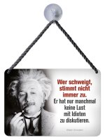 Kult-Hänger Blechschild - Mit Idioten diskutieren KH238 Kult-Hänger Blechschild - Mit Idioten diskutieren KH238