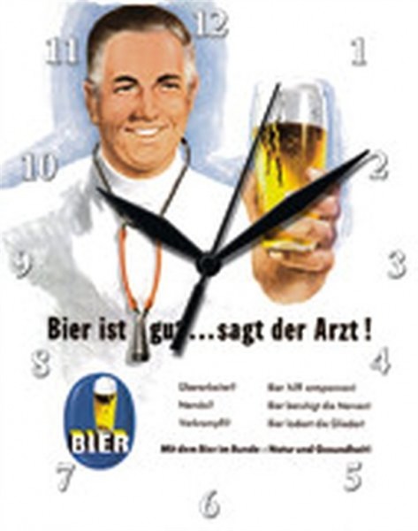 Bier ist gut sagt der Arzt