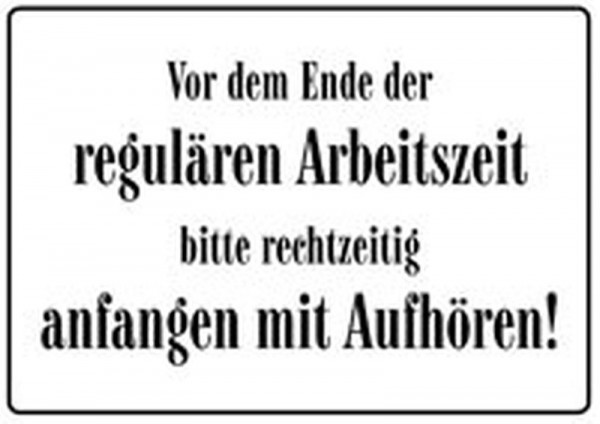 Reguläre Arbeitszeit