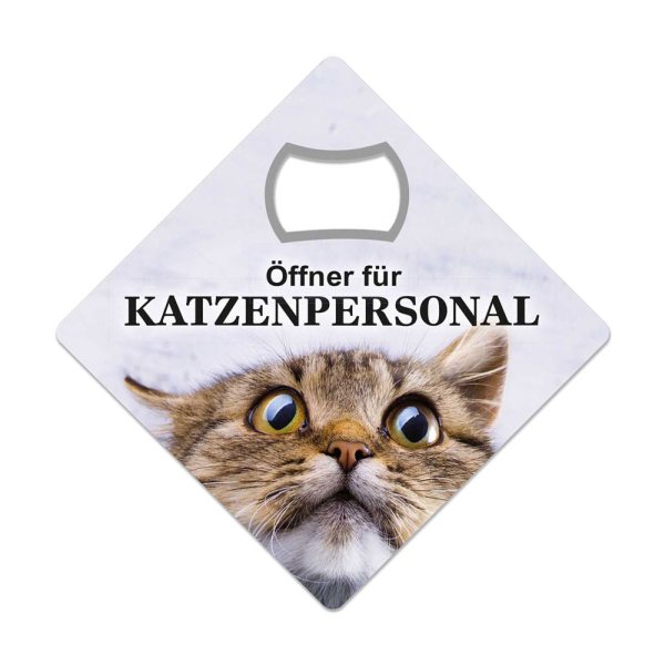 Kult-Magnetöffner - Katzenpersonal KM002