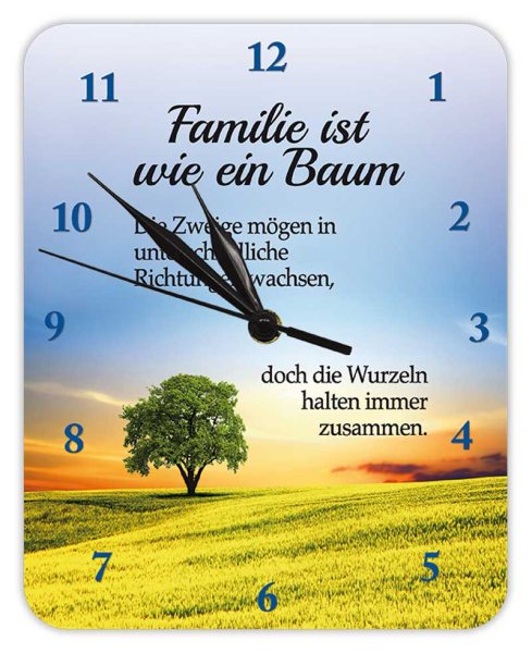 Kult-Uhr - Familie + Baum - KU05