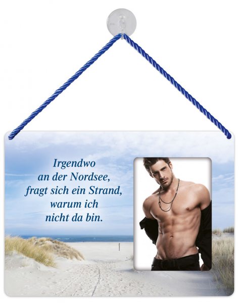 Kult-Rahmen Blechschild Nordsee KR022