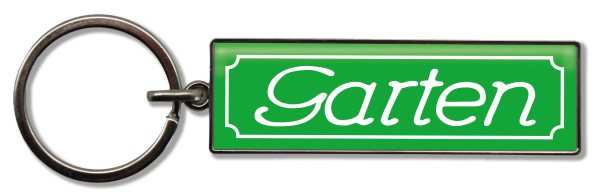 Schlüsselanhänger Garten