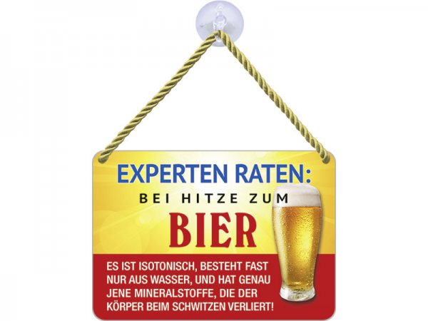 Kulthänger Blechschild Expertenbier KH134