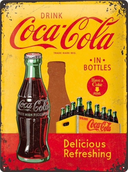 Coca Cola Gelb