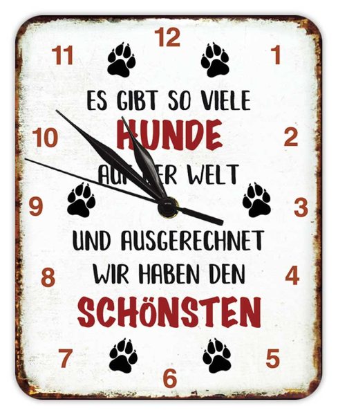 Kult-Uhr - Schönster Hund - KU07