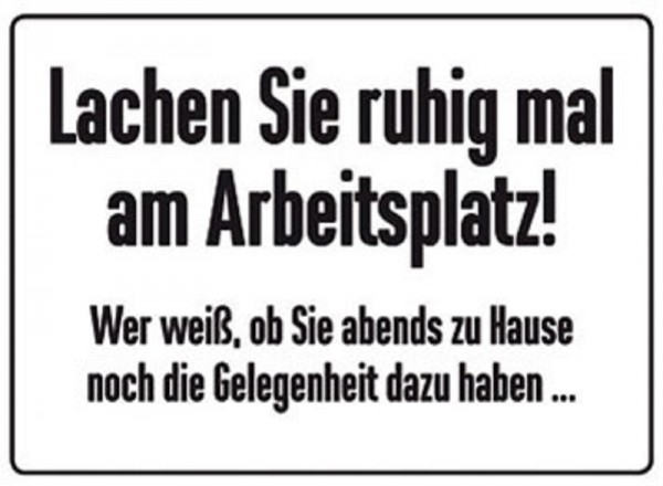 Lachen am Arbeitsplatz