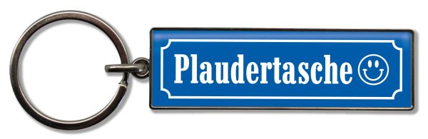 Schlüsselanhänger Plaudertasche