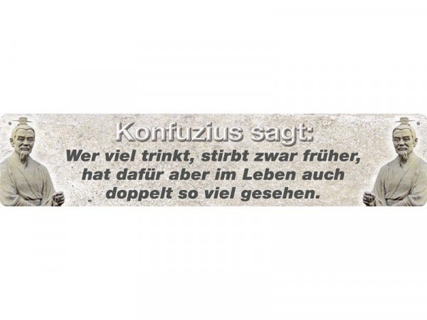 Straßenschild Konfuzius