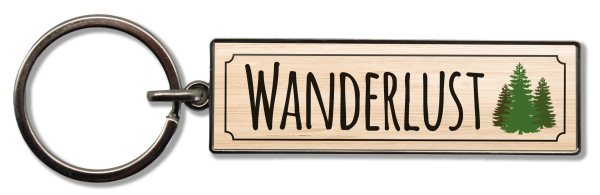 Schlüsselanhänger WANDERLUST